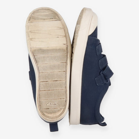 Trainers Navy Canvas Velcro Straps