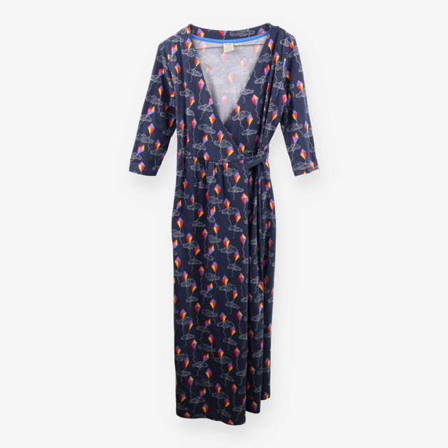 Bloom Organic Cotton Nursing Wrap Dress Kite Print