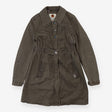 Denim Belted Coat Mid Length