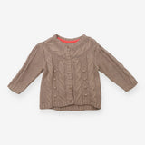 Cardigan Brown Cable Knit