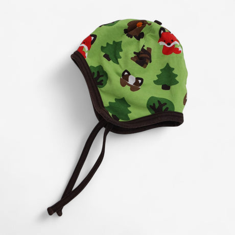 Baby Bonnet Green Forest Friends