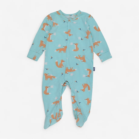 Fox and dove sleepsuit