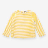 T-shirt yellow and white stripe