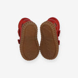 Torhill Toddler Red Ankle Boots,Riptape,Torhill