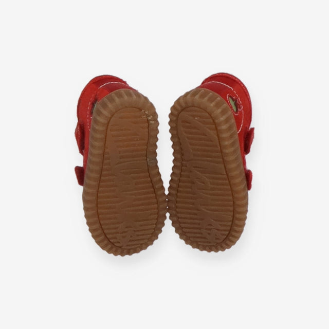 Torhill Toddler Red Ankle Boots,Riptape,Torhill