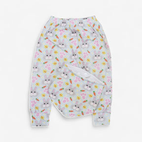 My little flamingo Easter bunny leggings and bib