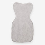 White and Grey Sleeping Bag with Rainbows