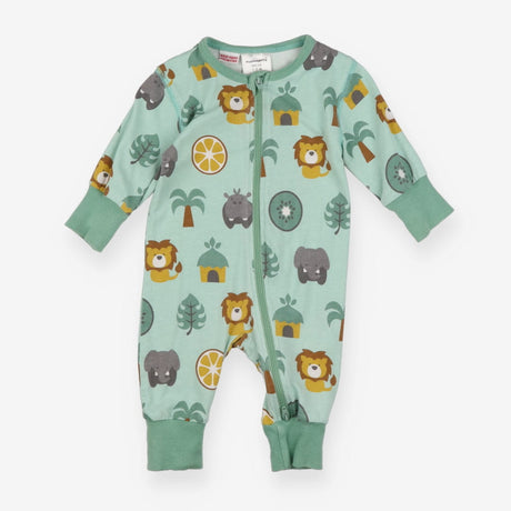 Sleepsuit green lion & friends