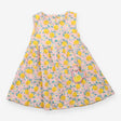 Dress pink with lemons and flowers and lemon pocke