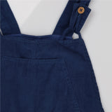 Navy cord dungarees 