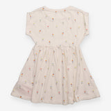 Jersey Dress Cream with Ice Cream Print