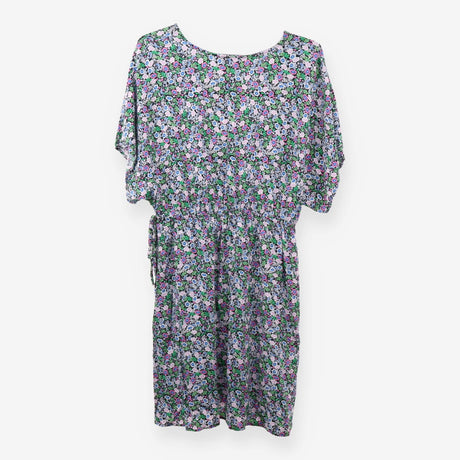 Floral Wrap Midi Dress Ditsy Print