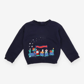 Blue North Pole Express Sweatshirt