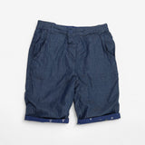 Blue Reversible Anchor Shorts