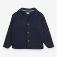 Jacket blue textured