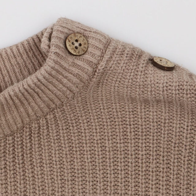 Sweater brown ribbed