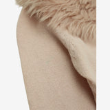 Bolero Pink Fur Collared