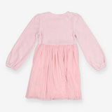 Ballerina Dress Pink Velour and Tulle