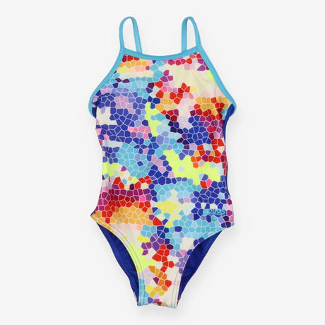 Mosaic Pattern Swimming Costume 