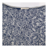 Jamboree Cotton Midi Skirt Blue Leaf Print