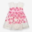 White Dress Pink Roses