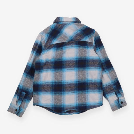 Shacket blue checked