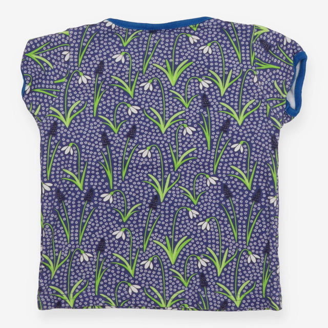 Tee SS blue snowdrops