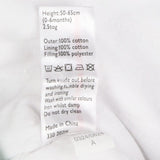 Sleeping bag white with palm trees