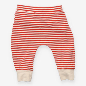 Leggings red white striped 