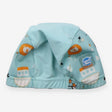 Swim Hat Blue Toucan and Friends