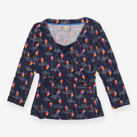 Patang festival print maternity and nursing top
