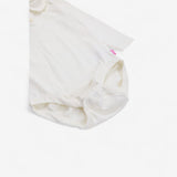 Bodysuit white collared Long sleeve