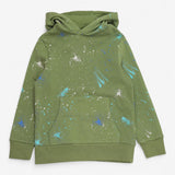 Hoodie Jersey Green Grafitti