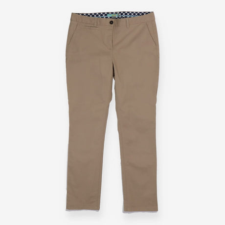 LONG Straight Leg Sand Chinos – Classic Mid‑Rise C