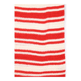 Dress Striped Knitted Sleeveless Column Maxi Red W