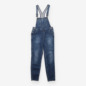 Dungarees Blue Vintage Wash Denim Overalls