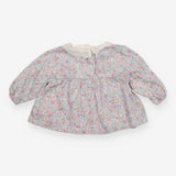 Floral Dress with lace collar