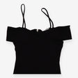 Off The Shoulder Crossover Corset Top