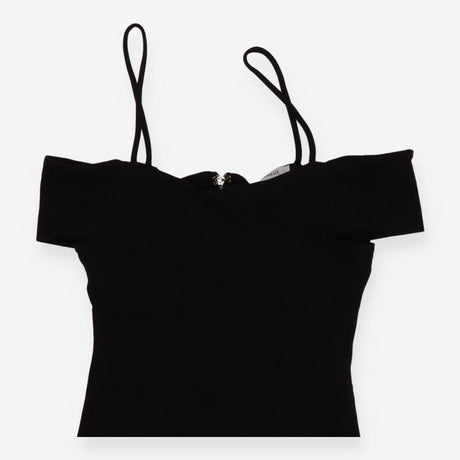 Off The Shoulder Crossover Corset Top