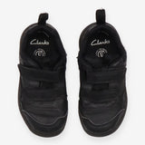 Black velcro school shoes
