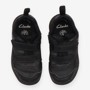 Black velcro school shoes