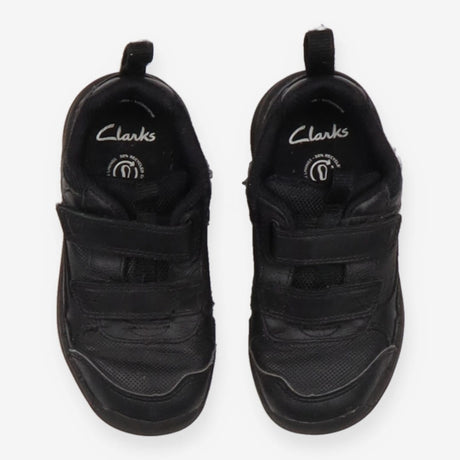 Black velcro school shoes