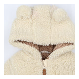 Jacket fleece hooded