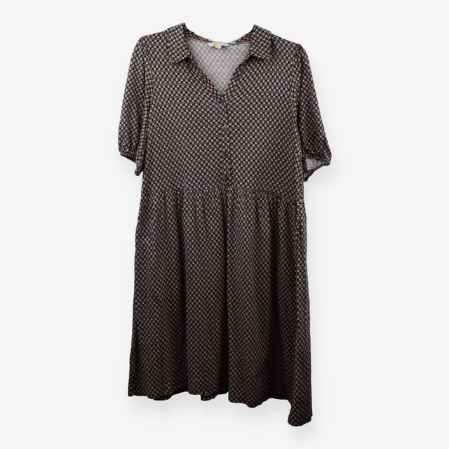 Jersey Midi Dress Abstract Print