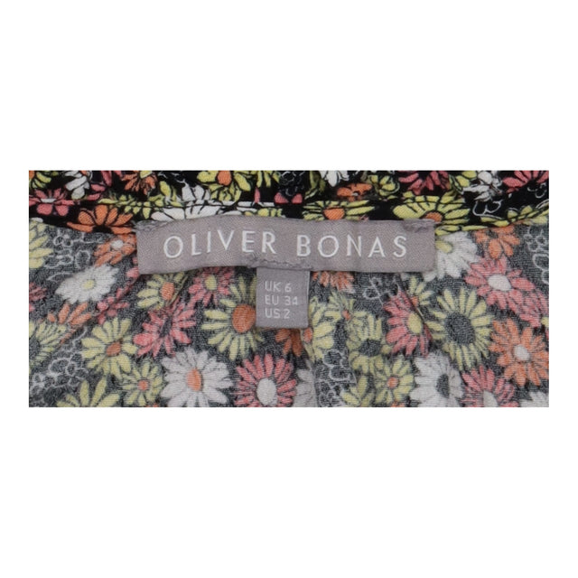 Blouse Multicolour Daisy Floral Long Sleeve