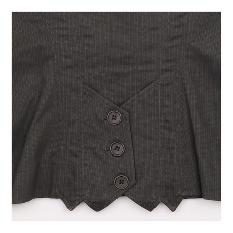 Reiss Dark Charcoal Fine Pinstripe Tailored Blazer