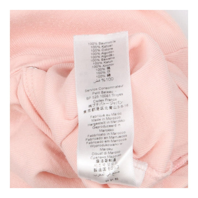 Bodysuit Long Sleeve Pink Collared 