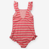 Swimming costume pink stripe ice cream