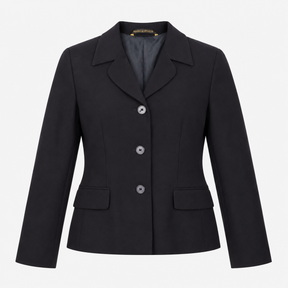Vintage Dark Navy Tailored Single Breasted Smart B