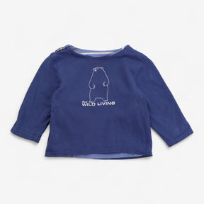 Reversible T-Shirt Long Sleeve Bear Wild Living